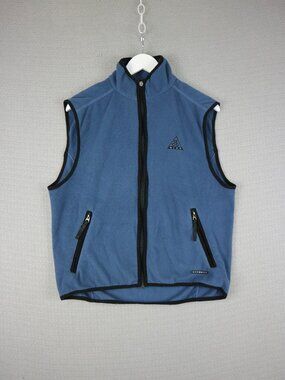 Vintage 1990s Nike ACG Full Zip Fleece Vest Kids Large